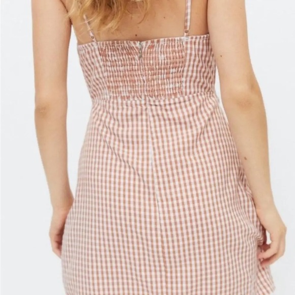 Urban Outfitters Gingham Mini Dress - Size Medium - Picture 3 of 4